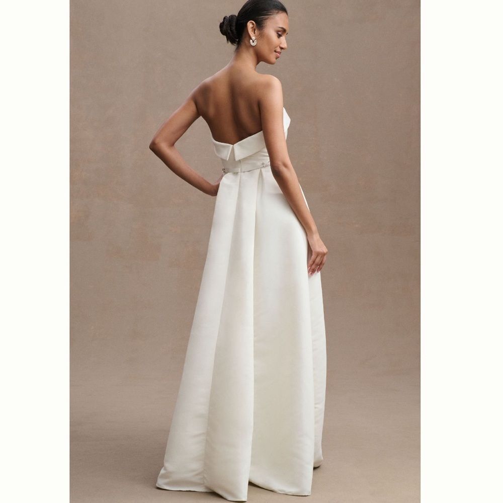 Anthropologie Sachin & Babi Brielle Strapless Embellished A-Line Gown/ size 6 - Picture 8 of 15